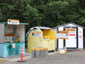 Silverdale Recycling and Garbage Facility limited household hazardous waste area