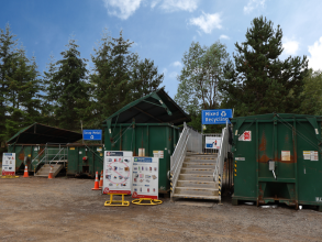 Silverdale Recycling and Garbage Facility recycling area