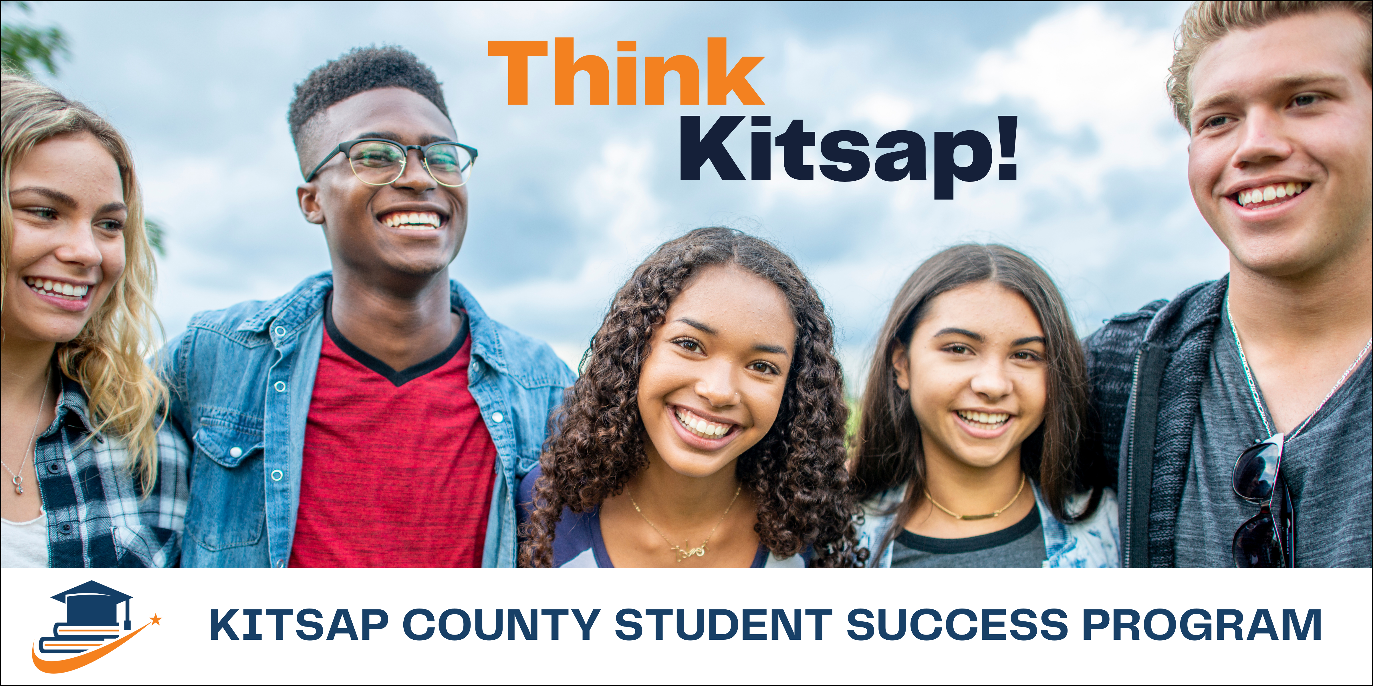 The Student Success Program. Smiling High School Students. 