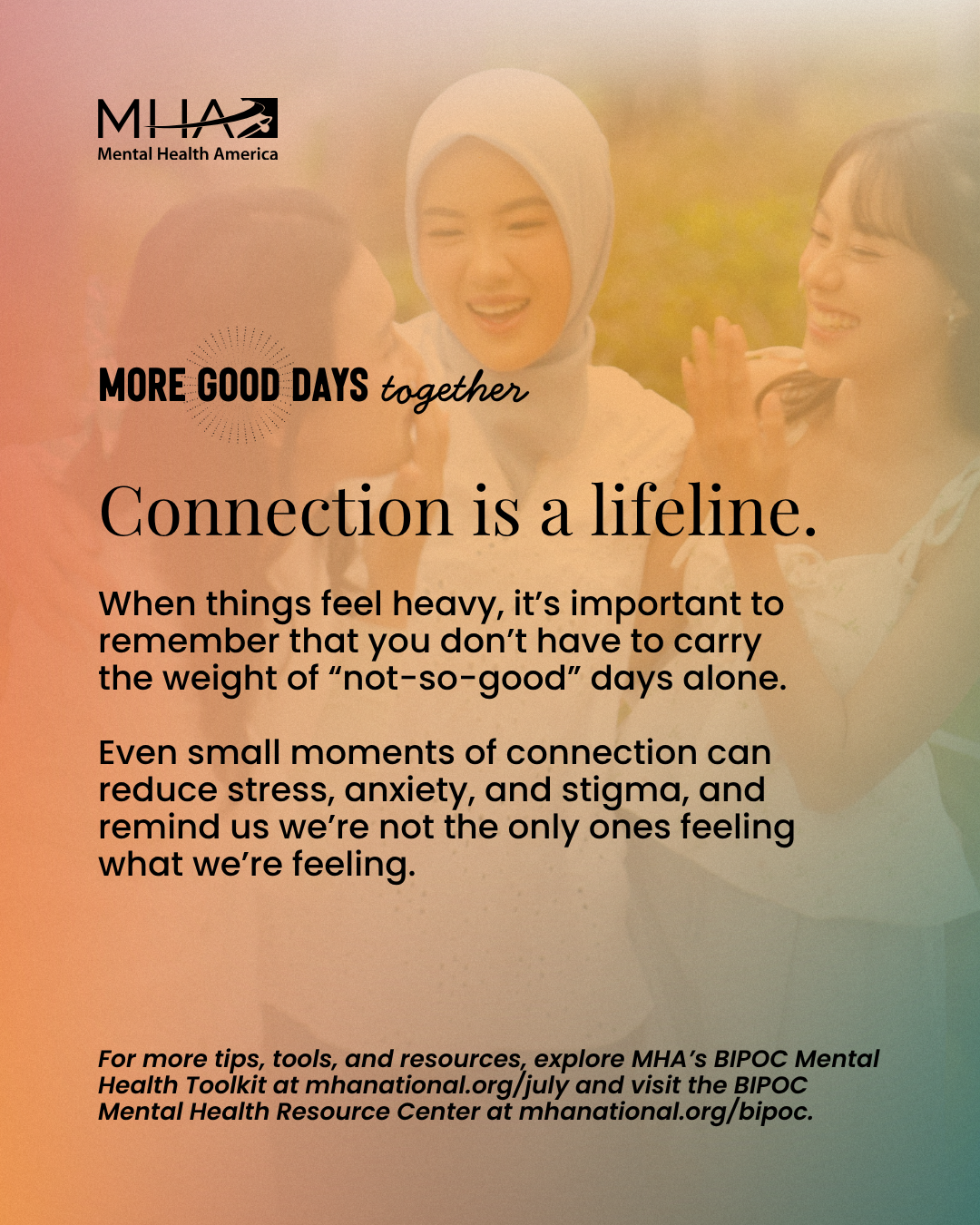connection is a lifeline