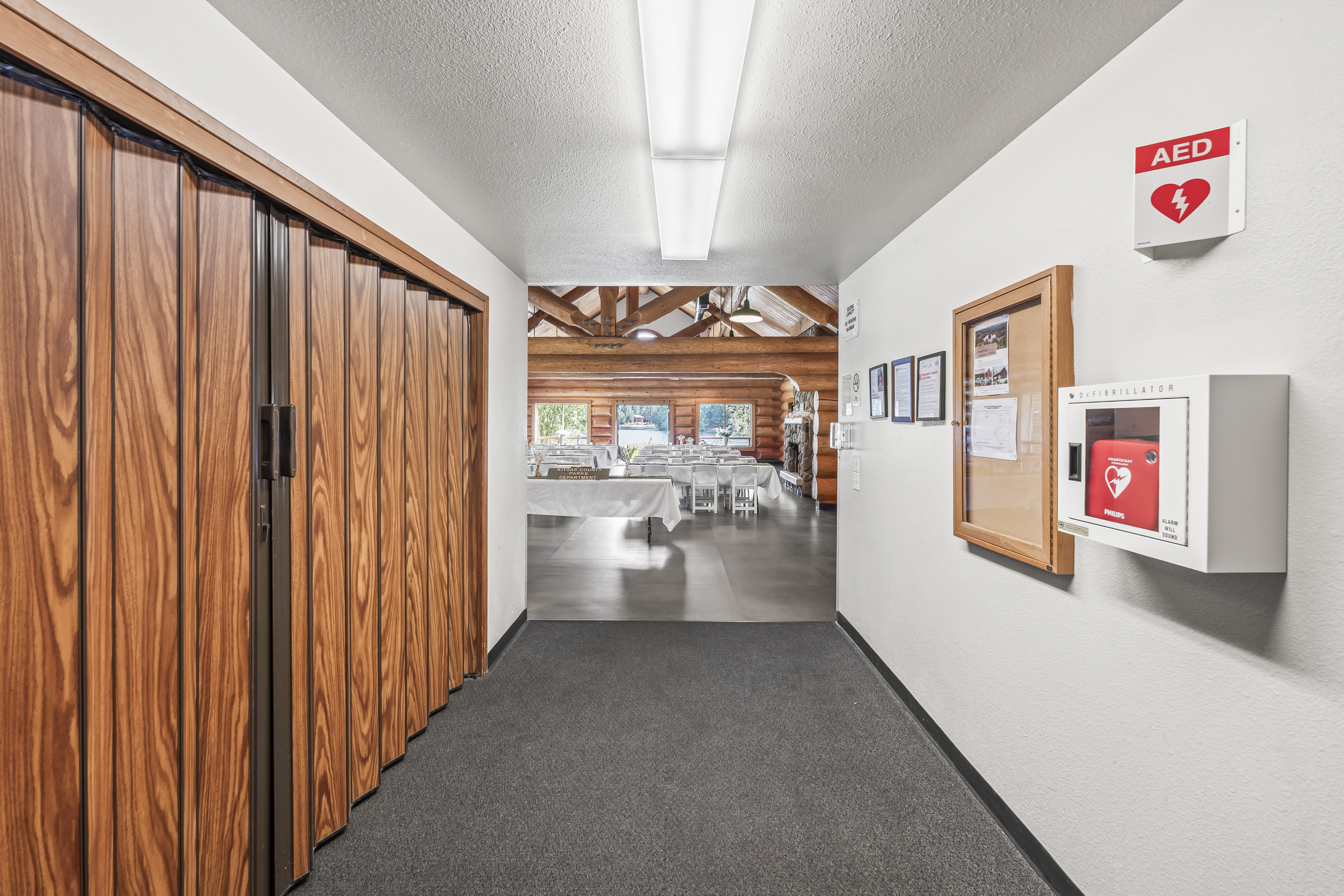 Island Lake Community Building - Inside - Dressing Room